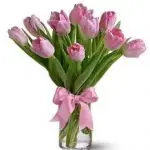 Pink Tulip Vase
