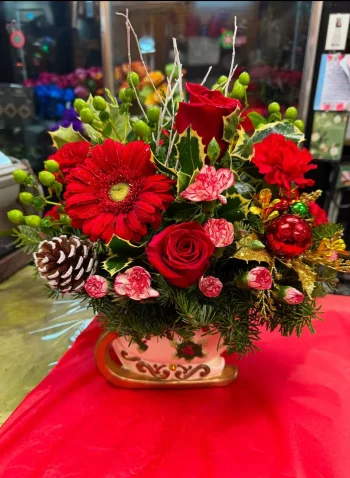 Christmas Sleigh Ceramic